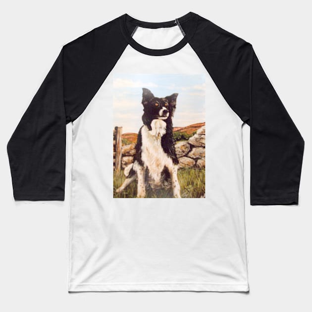 THE SHEEP DOG PENNY Baseball T-Shirt by MackenzieTar